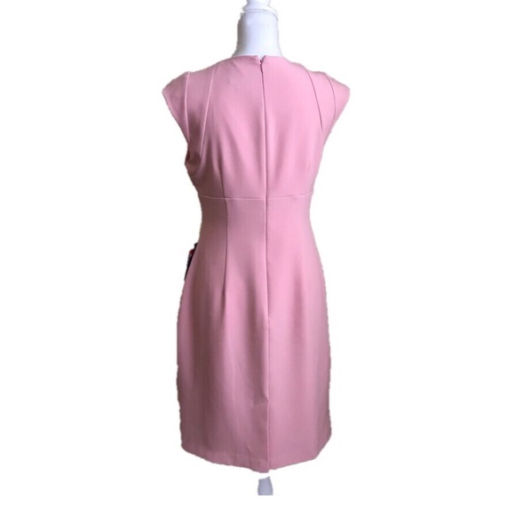 Adrianna Papell Dress, Pink, Size 10P, Cap Sleeve - Picture 2 of 5